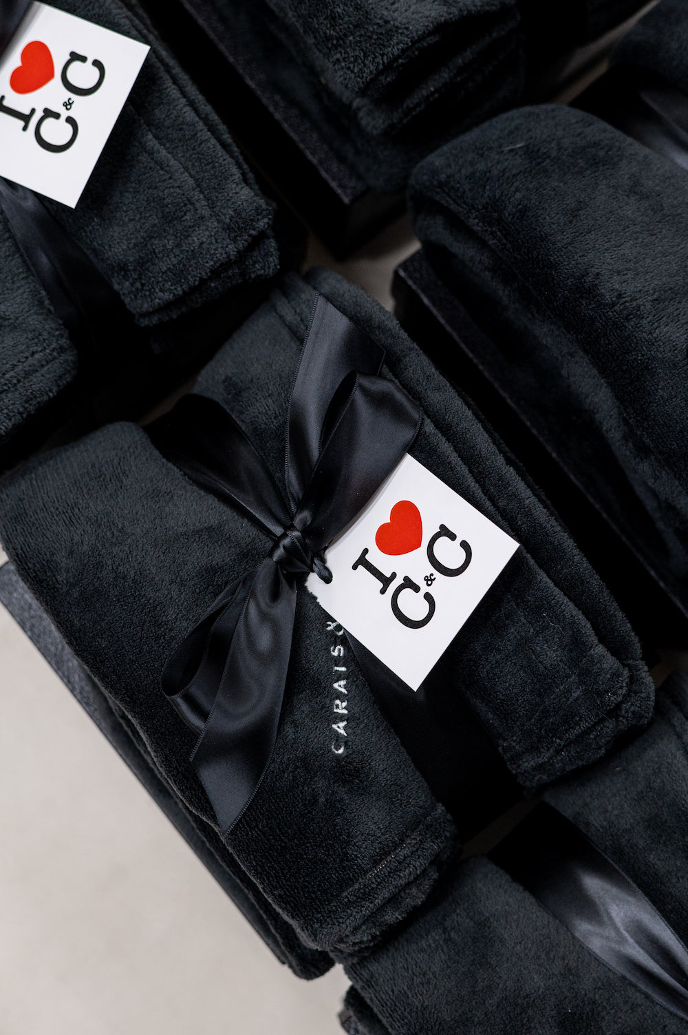 Custom Corporate Event Welcome Gifts, Modern, Black, Branded, curated by Marigold & Grey