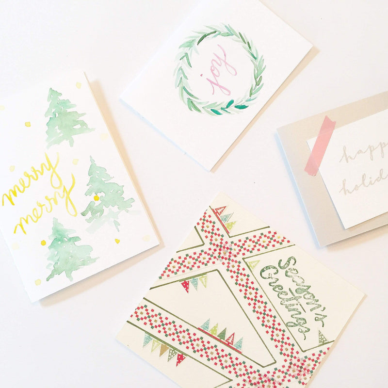 Holiday Card Crafting for Charity with Rising Tide Society