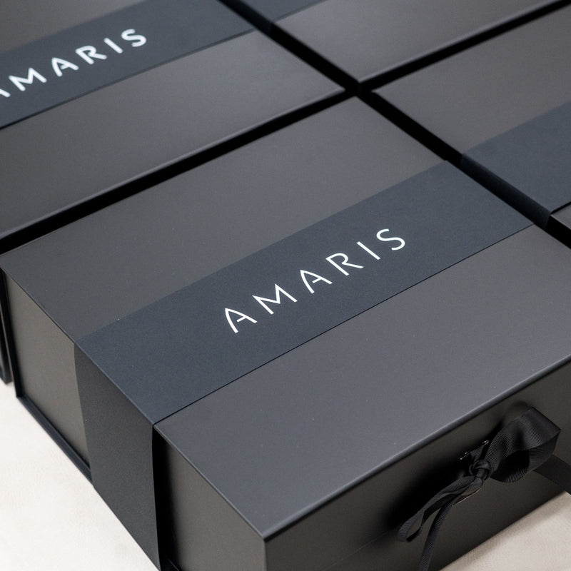 Welcoming home! We worked with Washington, DC building owner, Amaris, to custom design corporate welcome gifts that are as unique and luxurious at the building and the brand.