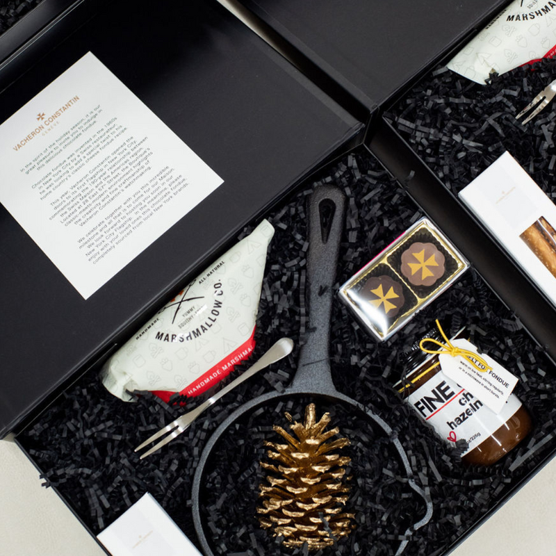 Custom Corporate Holiday Fondue-In-A-Box Themed Gifts for Vacheron Constantin