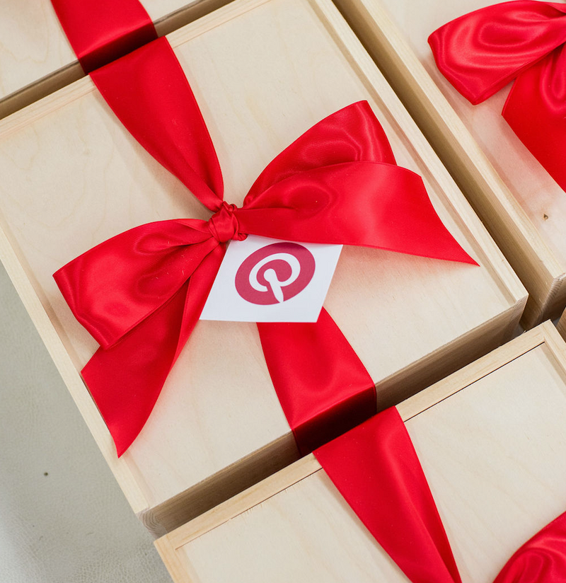 Custom Corporate Holiday Client Appreciation Gift Boxes for Pinterest