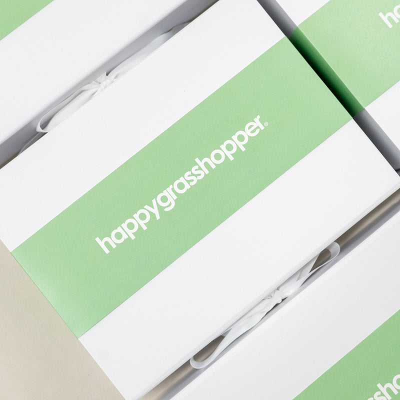We recently worked with our corporate gifting client, Happy Grasshopper, to custom design thoughtful productivity inspired gift boxes for their members and platform users. 