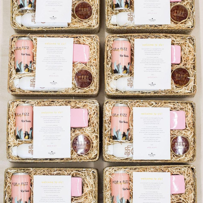 Luxury Curated Welcome Gifts for Kate Spade New York's Florida Leadership Conference