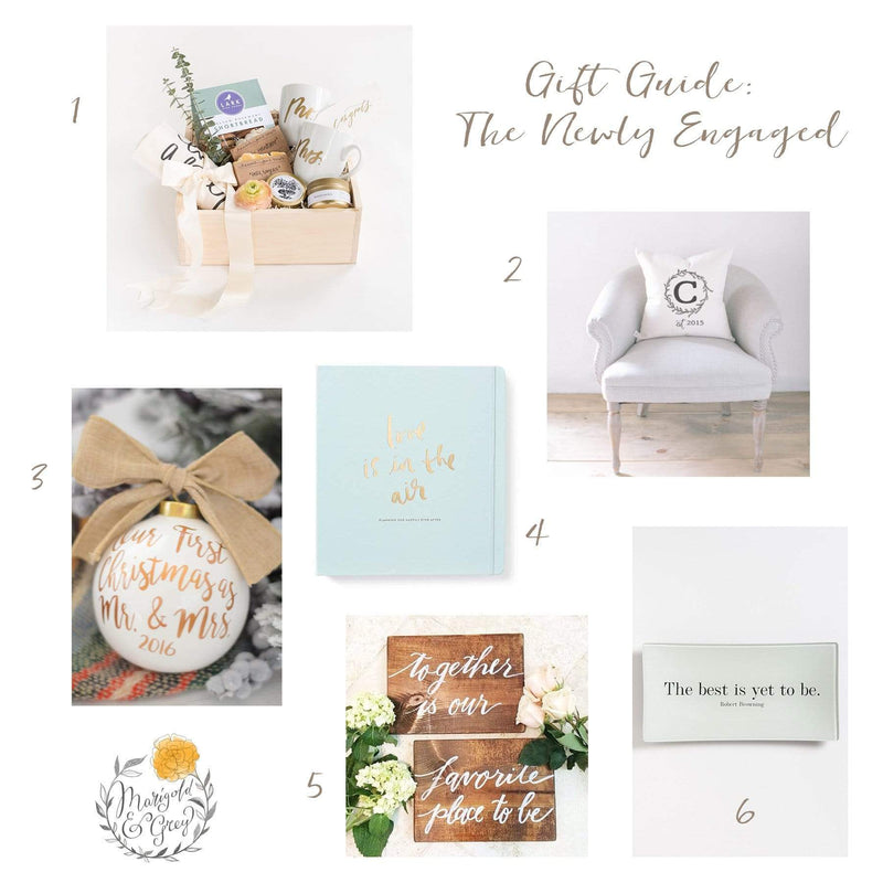 Gift Ideas for the Newly Engaged Couple // Holiday Gift Guide