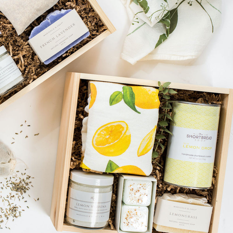 Don’t show up empty handed to your next summer soiree. Your friends and family will thank you for gifting them with our thoughtful and seasonally festive curated gift boxes designed to celebrate the summer season.