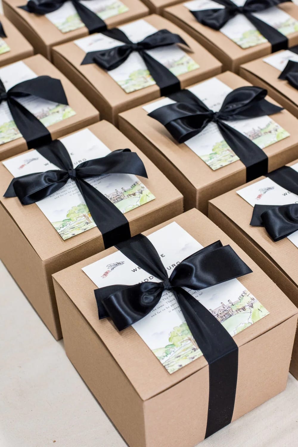 Guest Collection Box Custom wedding favor boxes | Honestweddingadvice.com