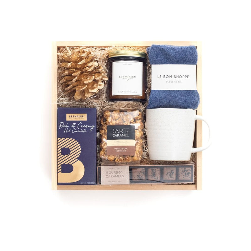 Our signature ‘Holiday Hygge’ holiday gift box will pamper your clients, family, and friends this holiday season with this unique sense of well-being that is achieved either together with others or alone by one’s self. 
