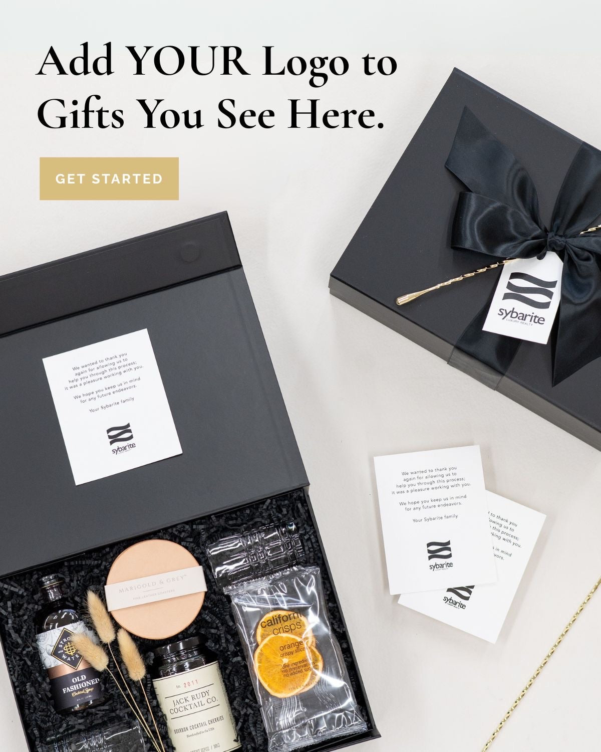 Add Your Logo To Gifts You See Here. 