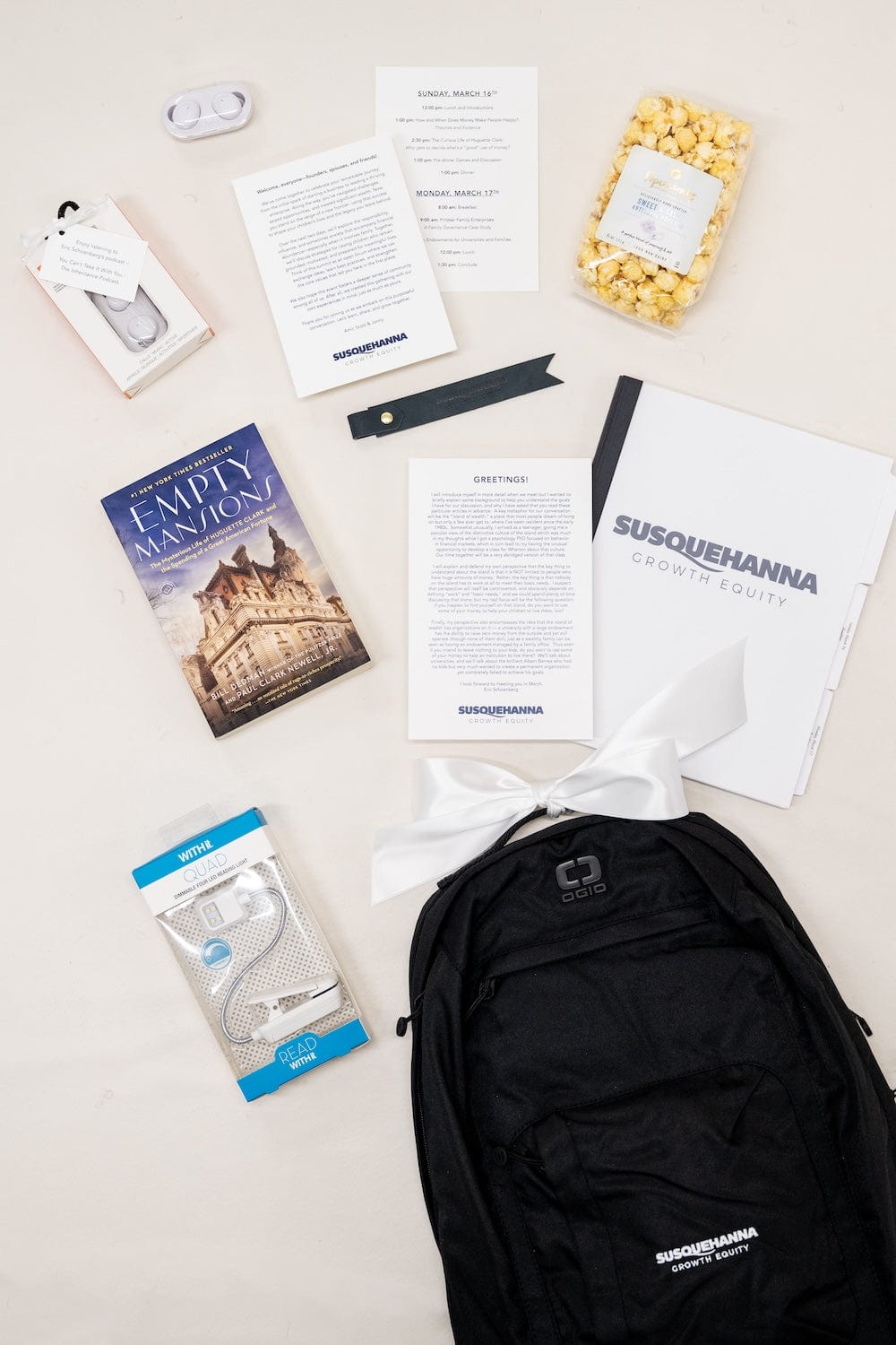 Reception Backpack Gallery: Branded Meeting Attendee Backpacks