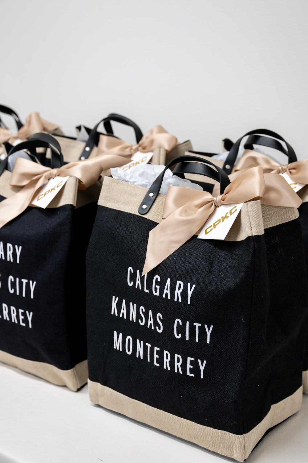 Cabo-Themed Welcome Tote Gift Bags Corporate Trip by Marigold & Grey