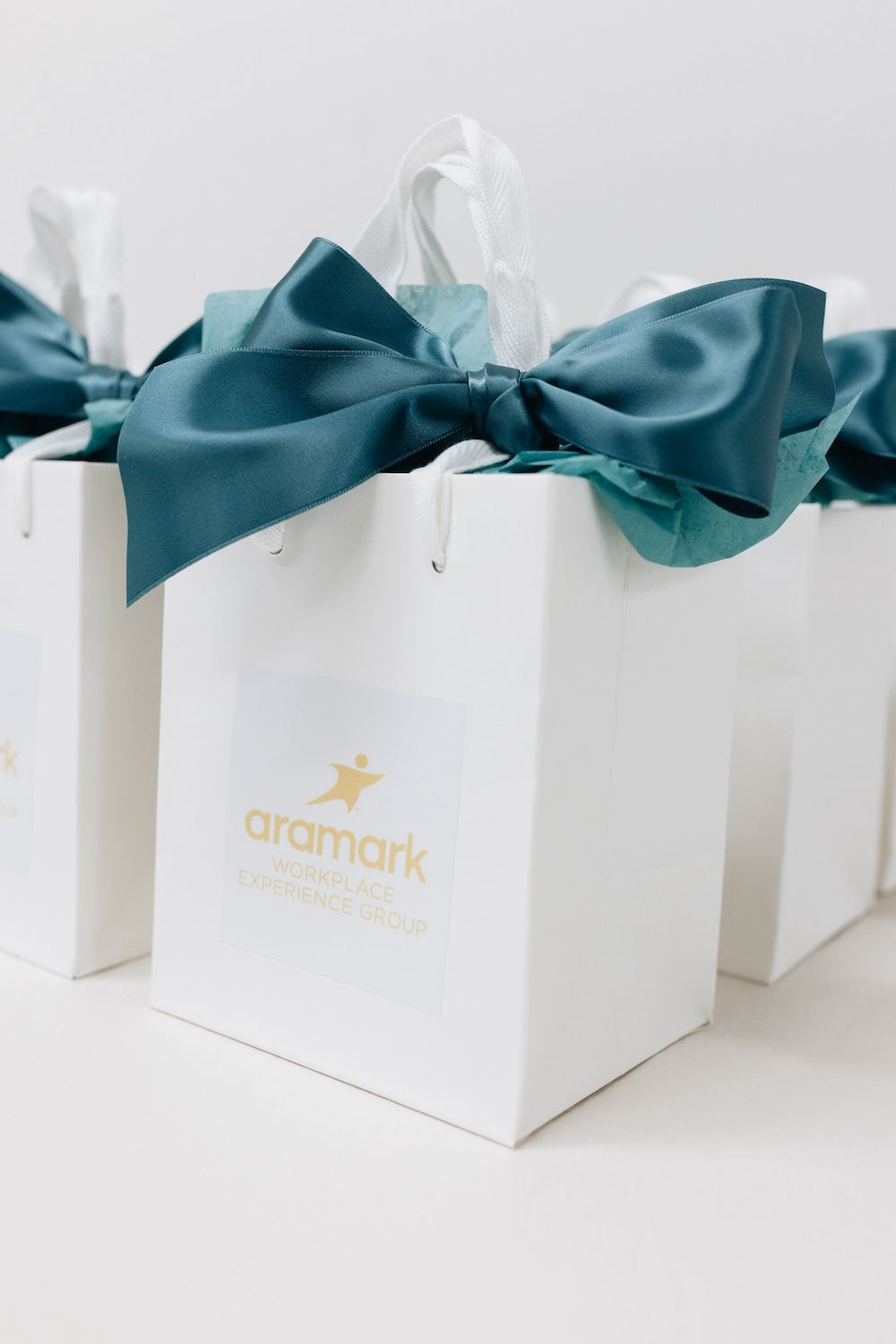 Custom Branded Corporate Event Attendee Snack Gift Swag Bags by Marigold & Grey