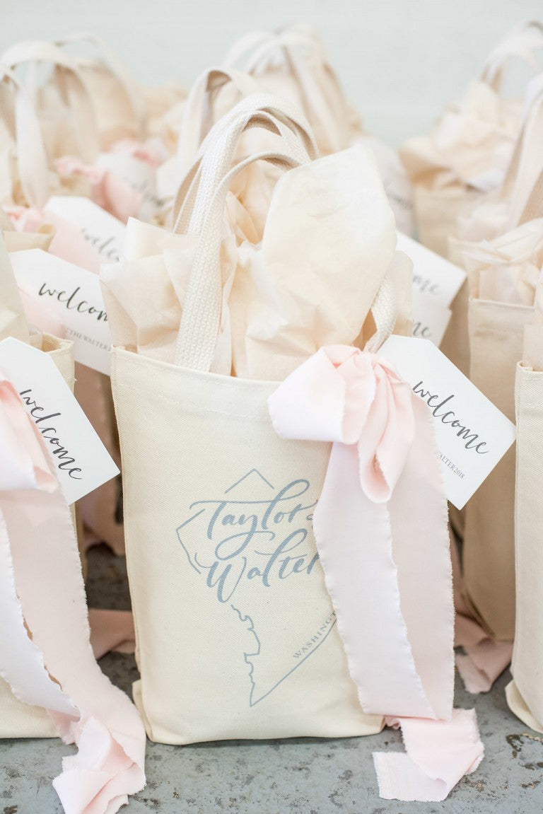 Wedding Gift Bags, Personalized Party Bags