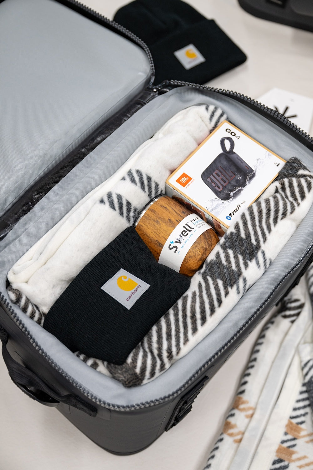 Cozy & Relaxing Employee Appreciation Gift Sets, Custom Branded Yeti Coolers by Marigold & Grey