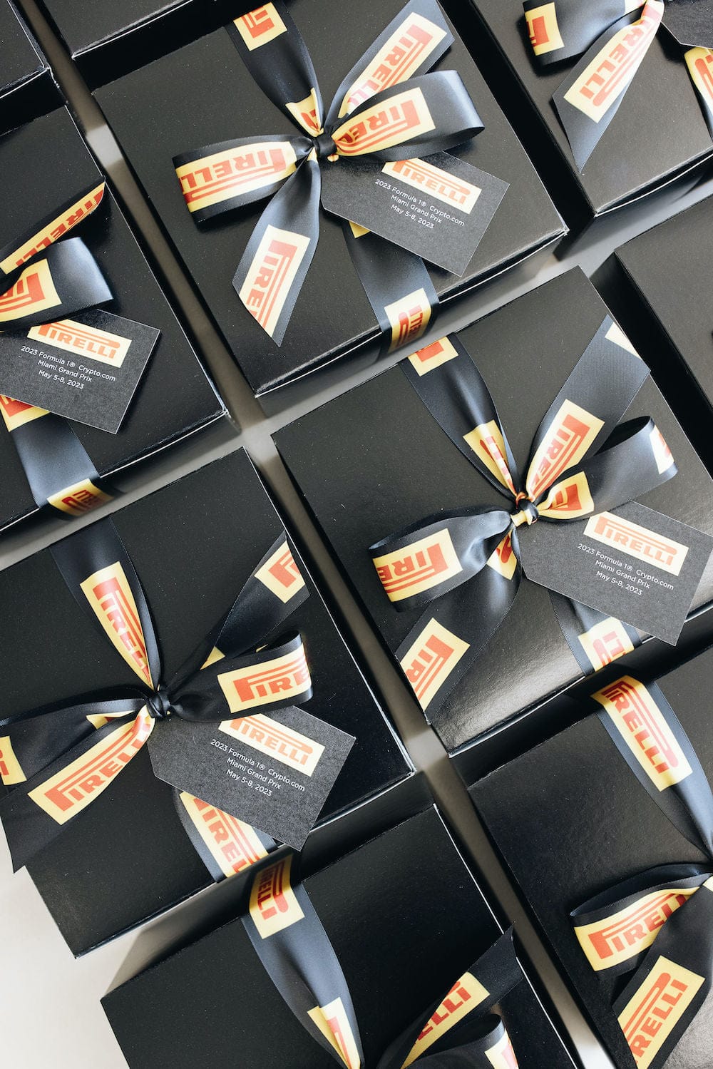 Pirelli Box Gallery: Formula 1 Welcome Gifts for Pirelli Tires