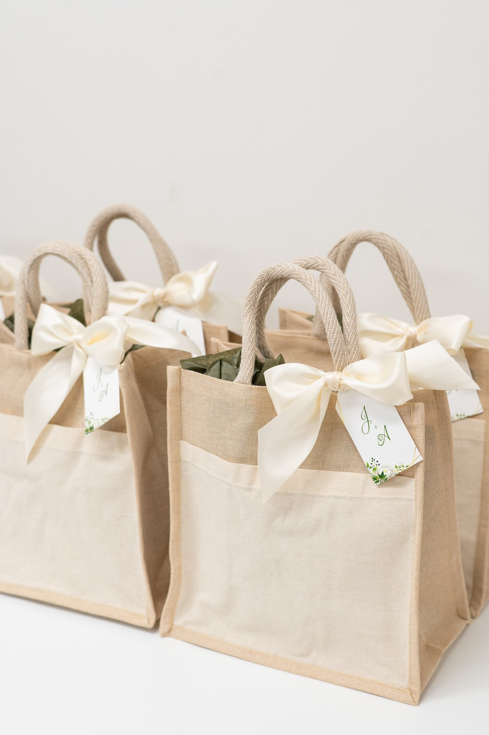 Luxury Hawaii Wedding Welcome Totes by Marigold & Grey