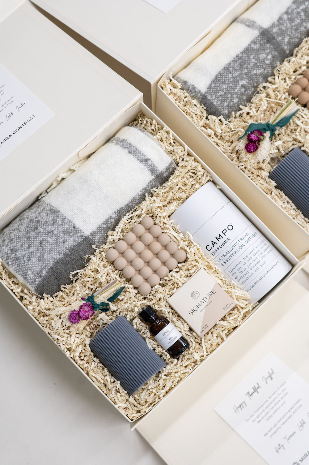 Luxury Home-Themed Holiday Client Gifts by Marigold & Grey