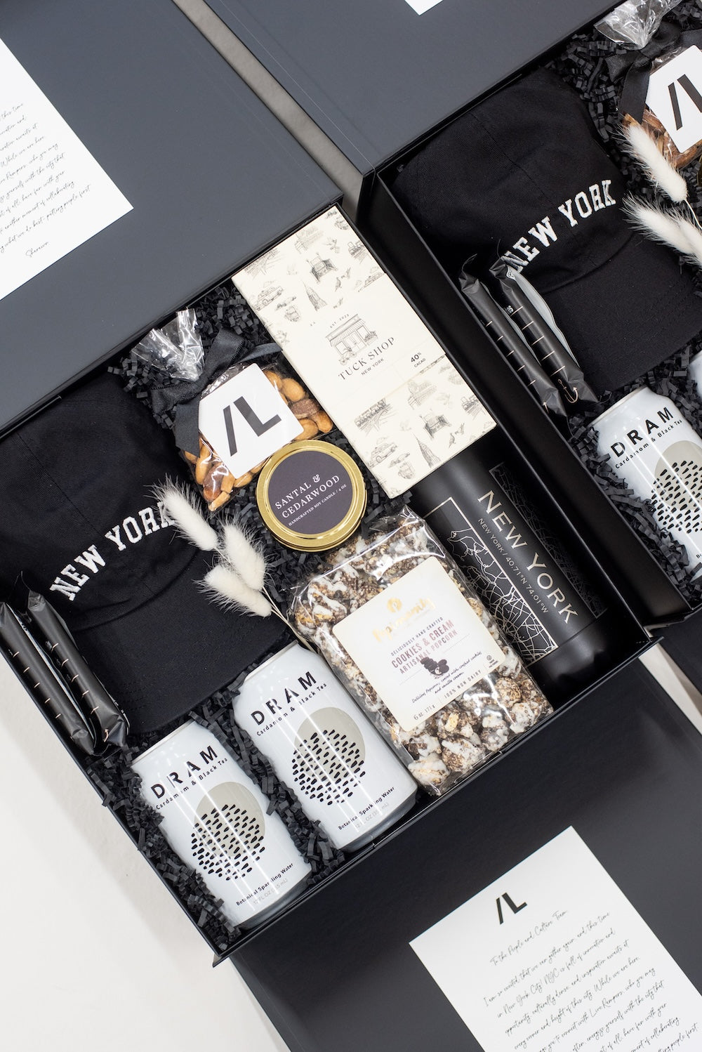 Monochromatic Modern NYC Themed Corporate Event Gifts by Marigold & Grey