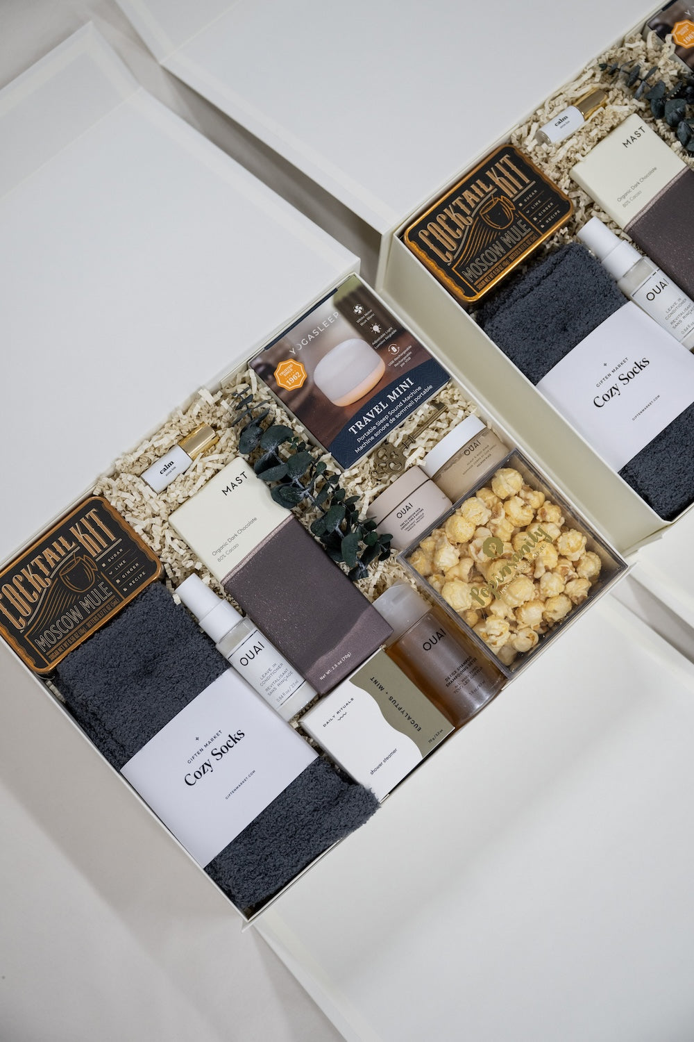 Custom Premium Self-Care Business Client Appreciation Gifts, Black & White, by Marigold & Grey