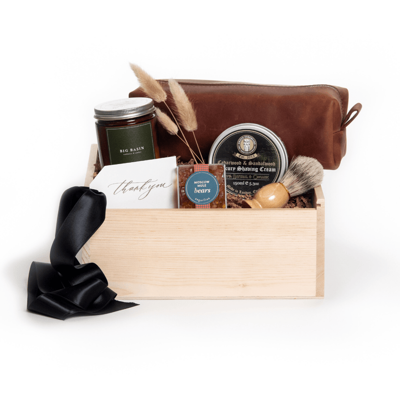 Introducing our signature Add Your Own Logo Program, the semi-custom gifting option for branded gift boxes and branded corporate gifts from Marigold & Grey!