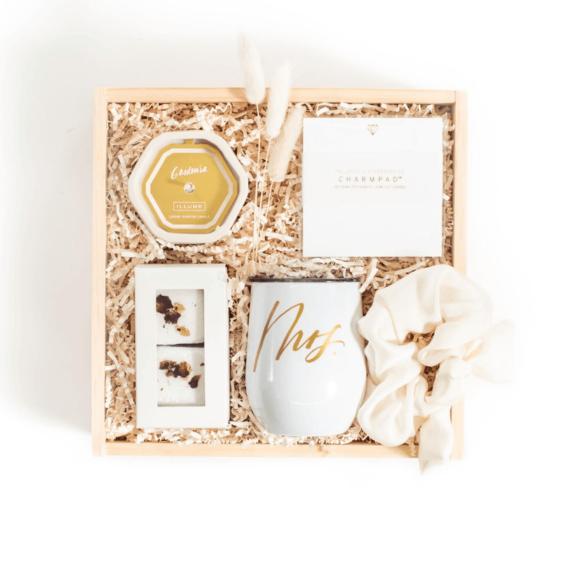 Shop our signature bride to be gift box, ‘Bride to Be.’