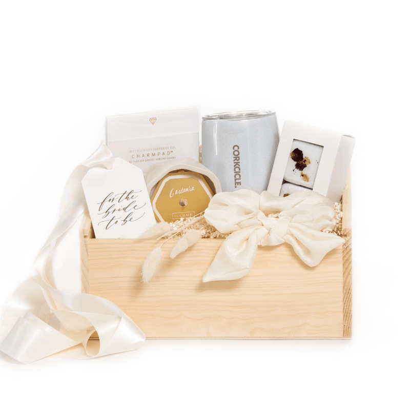 Shop our signature bride to be gift box, ‘Bride to Be.’