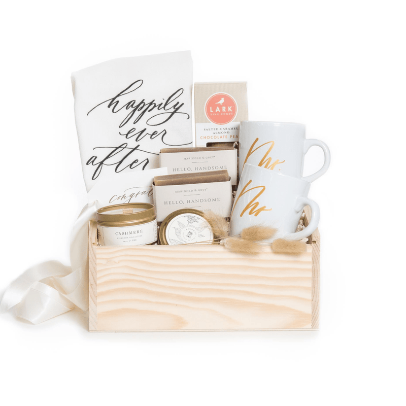 Introducing our signature Add Your Own Logo Program, the semi-custom gifting option for branded gift boxes and branded corporate gifts from Marigold & Grey!