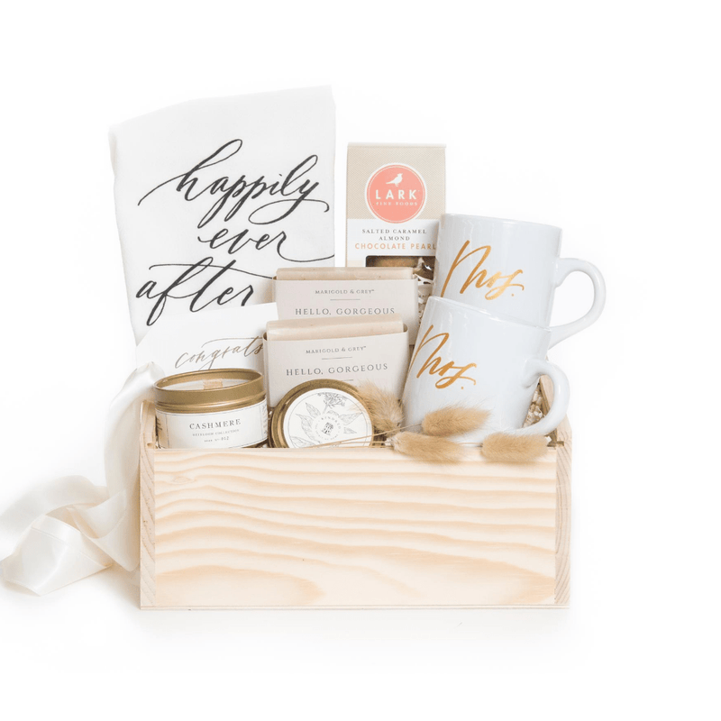Introducing our signature Add Your Own Logo Program, the semi-custom gifting option for branded gift boxes and branded corporate gifts from Marigold & Grey!