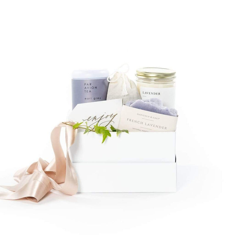 Introducing our signature Add Your Own Logo Program, the semi-custom gifting option for branded gift boxes and branded corporate gifts from Marigold & Grey!