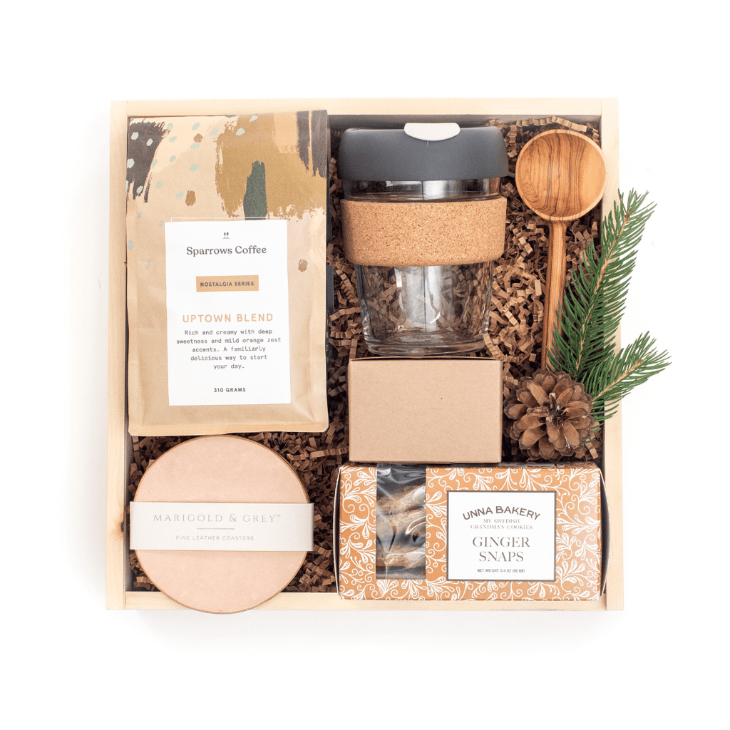 Shop "Merry Morning", the signature holiday coffee gift set by M&G.