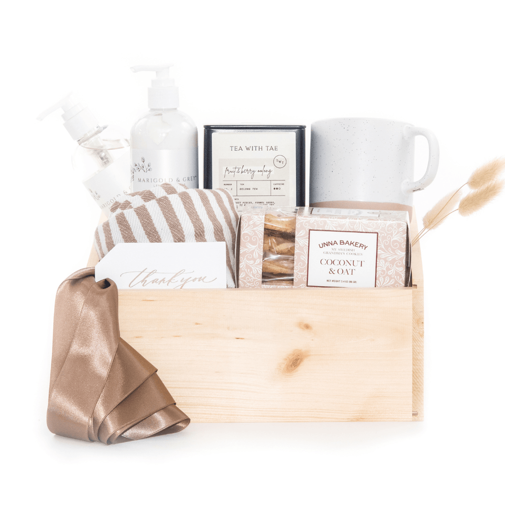 You cannot go wrong with our signature 'Much Appreciated' curated gift box when looking to send your most sincere gratitude to someone in your personal or professional life!