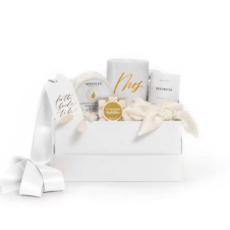 Shop bride gifts from mom or friends, "Refined Bride" from Marigold & Grey. 
