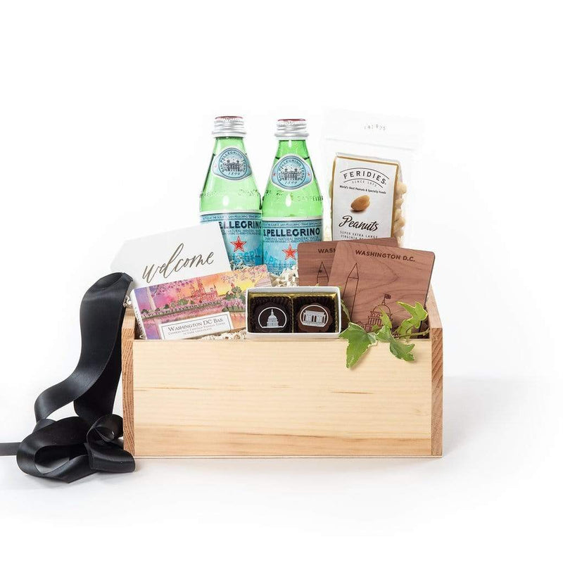 Introducing our signature Add Your Own Logo Program, the semi-custom gifting option for branded gift boxes and branded corporate gifts from Marigold & Grey!