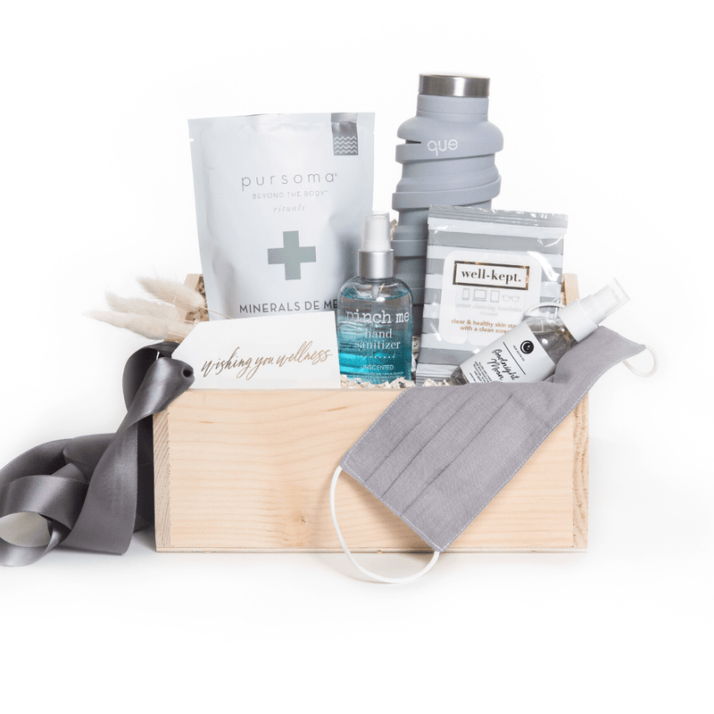Introducing our signature Add Your Own Logo Program, the semi-custom gifting option for branded gift boxes and branded corporate gifts from Marigold & Grey!